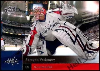 Хоккей. Карточка Семен Варламов Washington Capitals, Локомотив Ярославль НХЛ/NHL