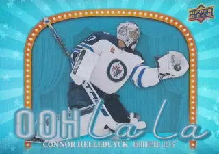 Карточка Connor Hellebuyck/Коннор Хеллебак Winnipeg Jets/Виннипег Джетс, NHL/НХЛ