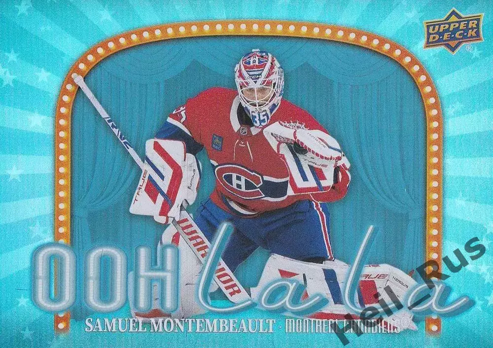 Хоккей. Карточка Самуэль Монтембо Montreal Canadiens/Монреаль Канадиенс НХЛ/NHL