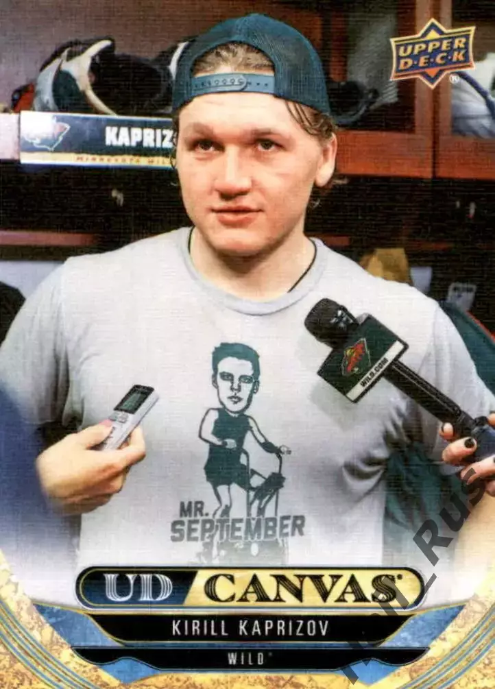 Карточка Кирилл Капризов Миннесота Уайлд/Металлург Новокузнецк/ЦСКА НХЛ/NHL КХЛ