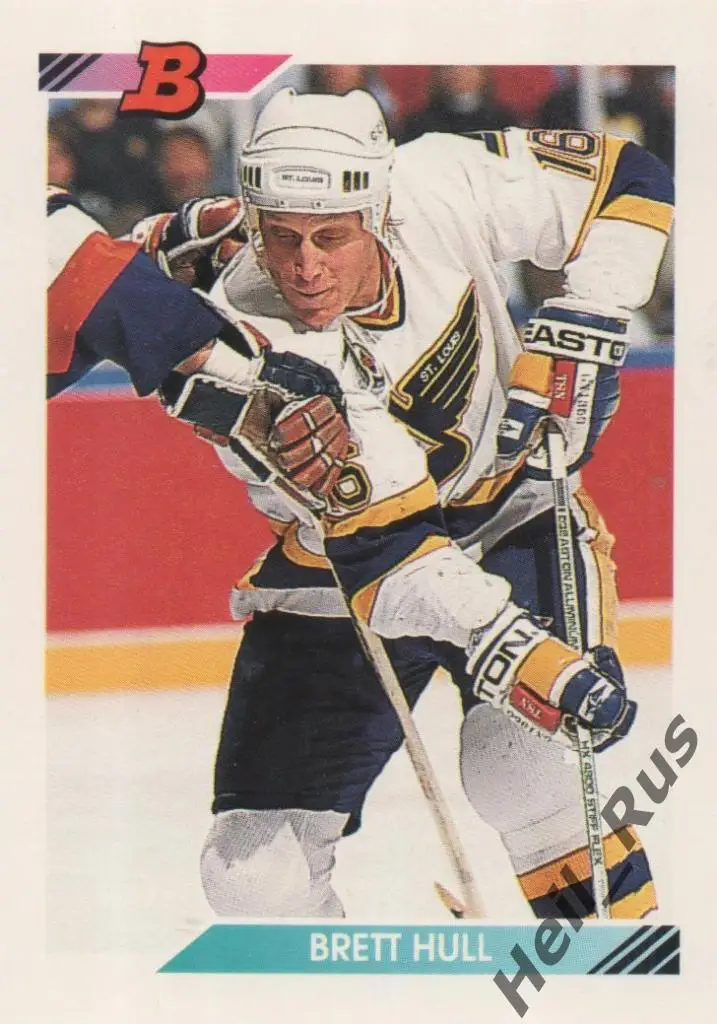 Хоккей. Карточка Brett Hull/Бретт Халл (St. Louis Blues/Сент-Луис Блюз) НХЛ/NHL