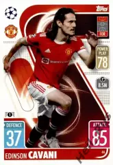 Карточка Эдинсон Кавани Манчестер Юнайтед, Наполи/Палермо Лига Чемпионов 2021/22