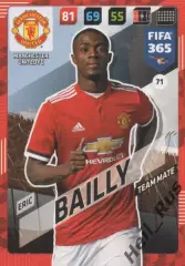 Футбол. Карточка Eric Bailly/Эрик Байи (Манчестер Юнайтед) Panini/Панини 2017-18