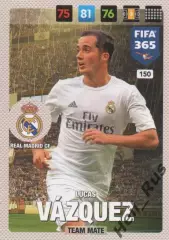 Футбол. Карточка Lucas Vazquez/Лукас Васкес (Реал Мадрид) Panini/Панини 2016-17