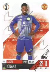 Футбол. Карточка Андре Онана (Манчестер Юнайтед, Аякс/Интер) Лига Европы 2024-25