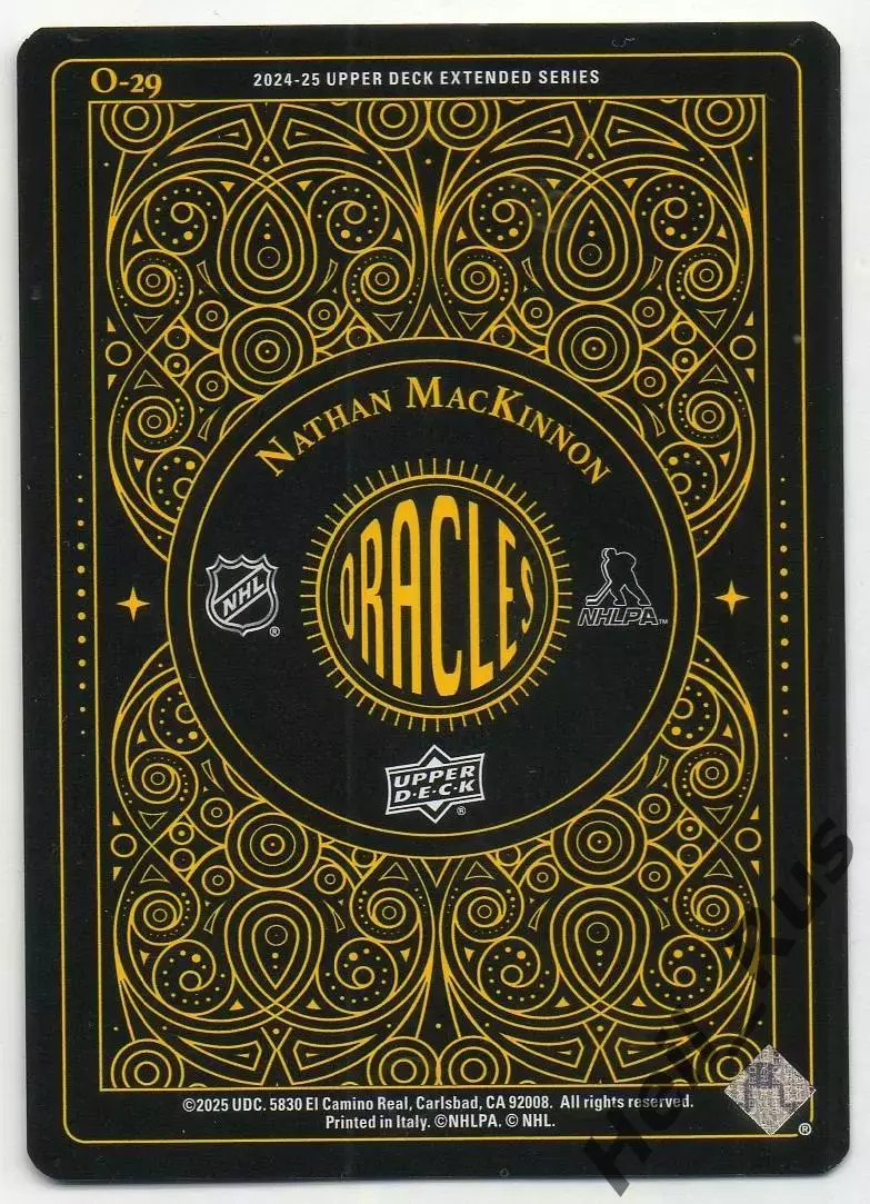 Карточка Nathan MacKinnon/Натан Маккиннон Colorado Avalanche/Колорадо, НХЛ / NHL 1