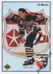 Хоккей. Карточка Pit Martin/Пит Мартен Детройт, Бостон, Чикаго, Ванкувер НХЛ/NHL
