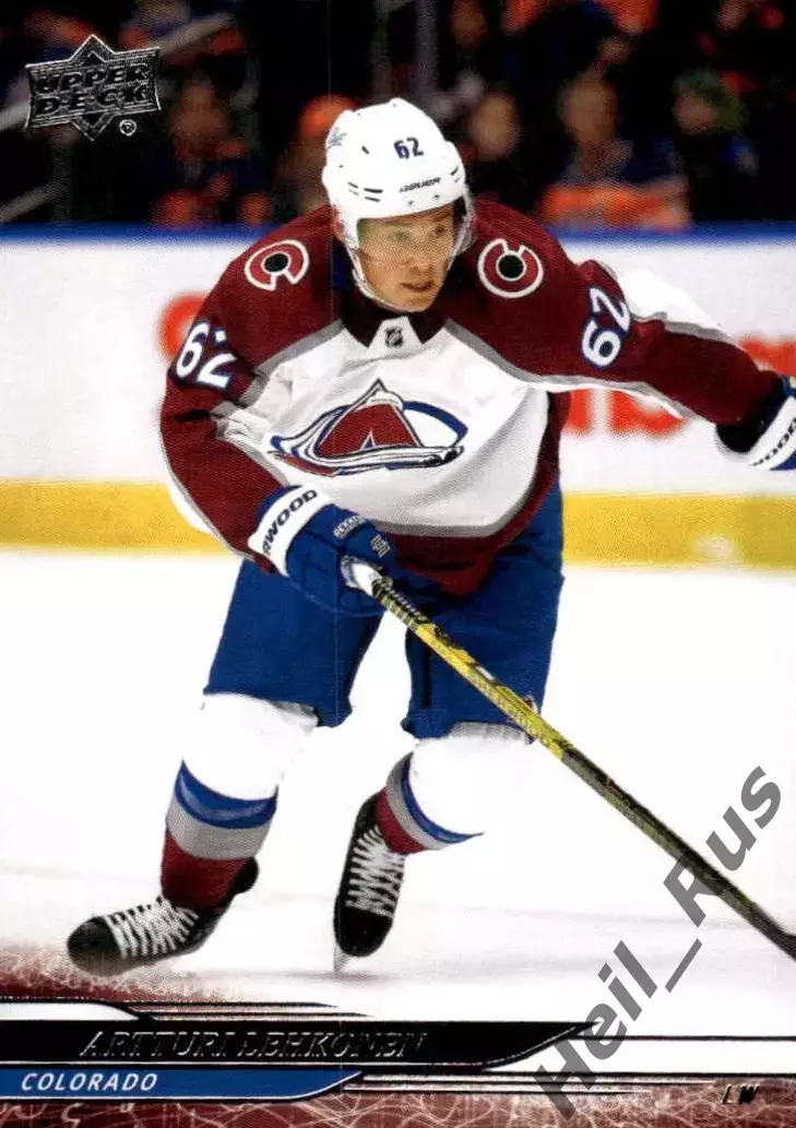 Карточка Artturi Lehkonen/Арттури Лехконен (Colorado Avalanche/Колорадо) НХЛ/NHL