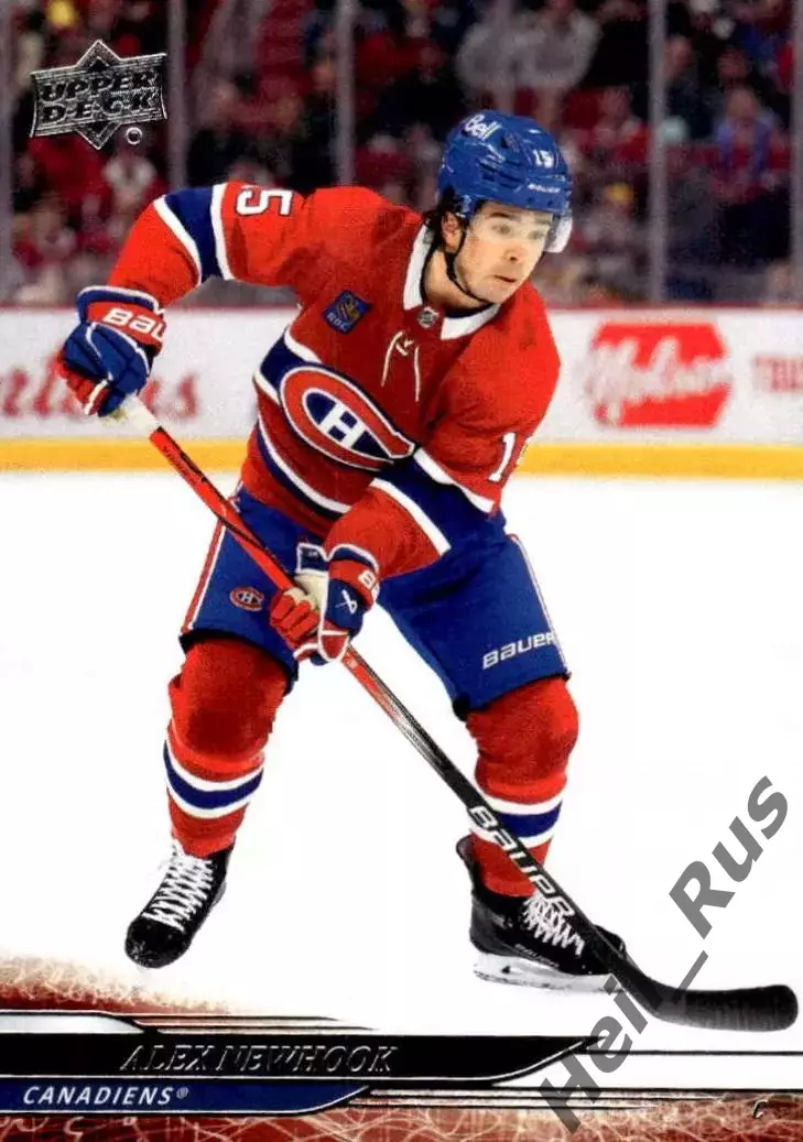 Карточка Alex Newhook/Алекс Ньюхук Montreal Canadiens/Монреаль Канадиенс НХЛ-NHL