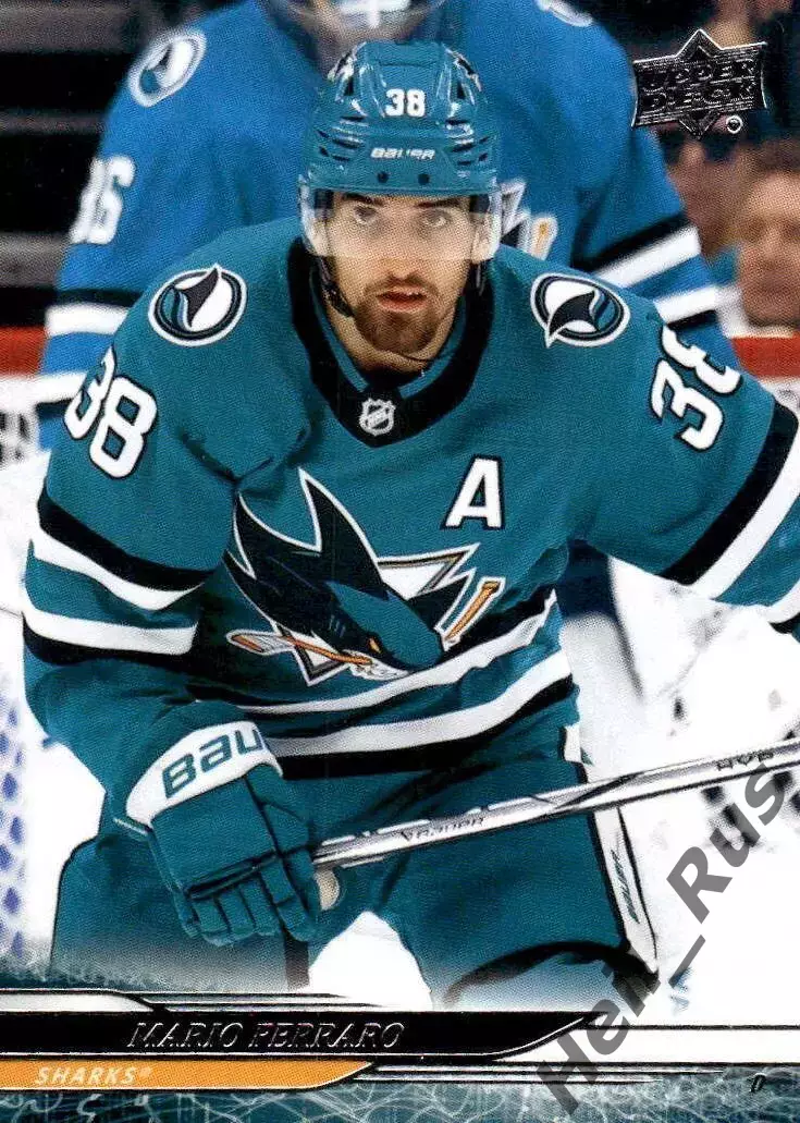 Карточка Mario Ferraro / Марио Ферраро (San Jose Sharks/Сан-Хосе Шаркс) НХЛ/NHL