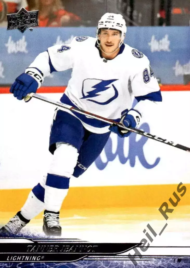 Карточка Tanner Jeannot/Таннер Жанно (Tampa Bay Lightning / Тампа-Бэй) НХЛ/NHL