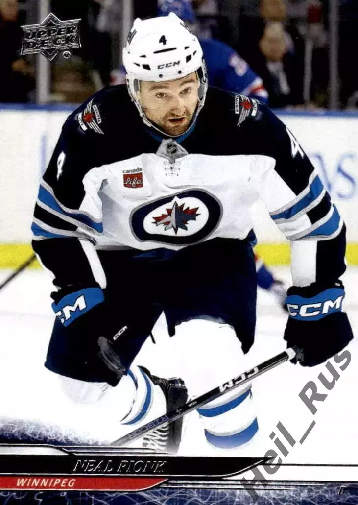 Хоккей. Карточка Neal Pionk/Нил Пионк (Winnipeg Jets / Виннипег Джетс) НХЛ/NHL