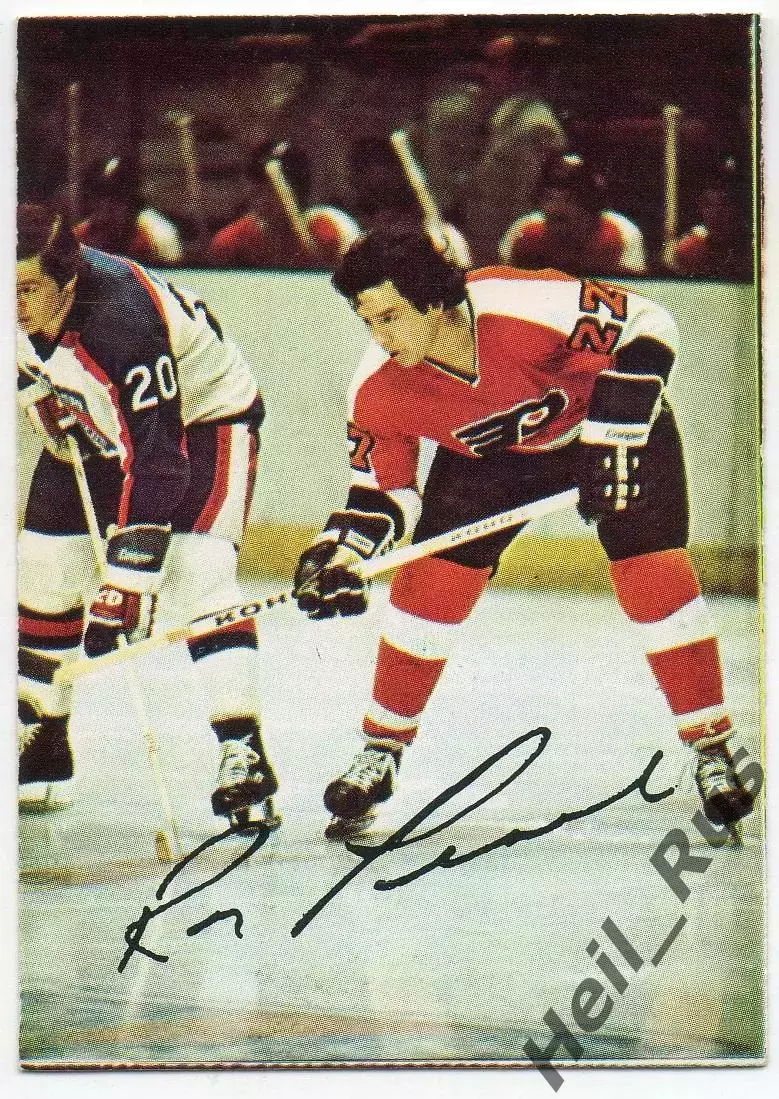 Карточка Reggie Leach/Реджи Лич Philadelphia Flyers/Филадельфия Флайерз NHL/НХЛ