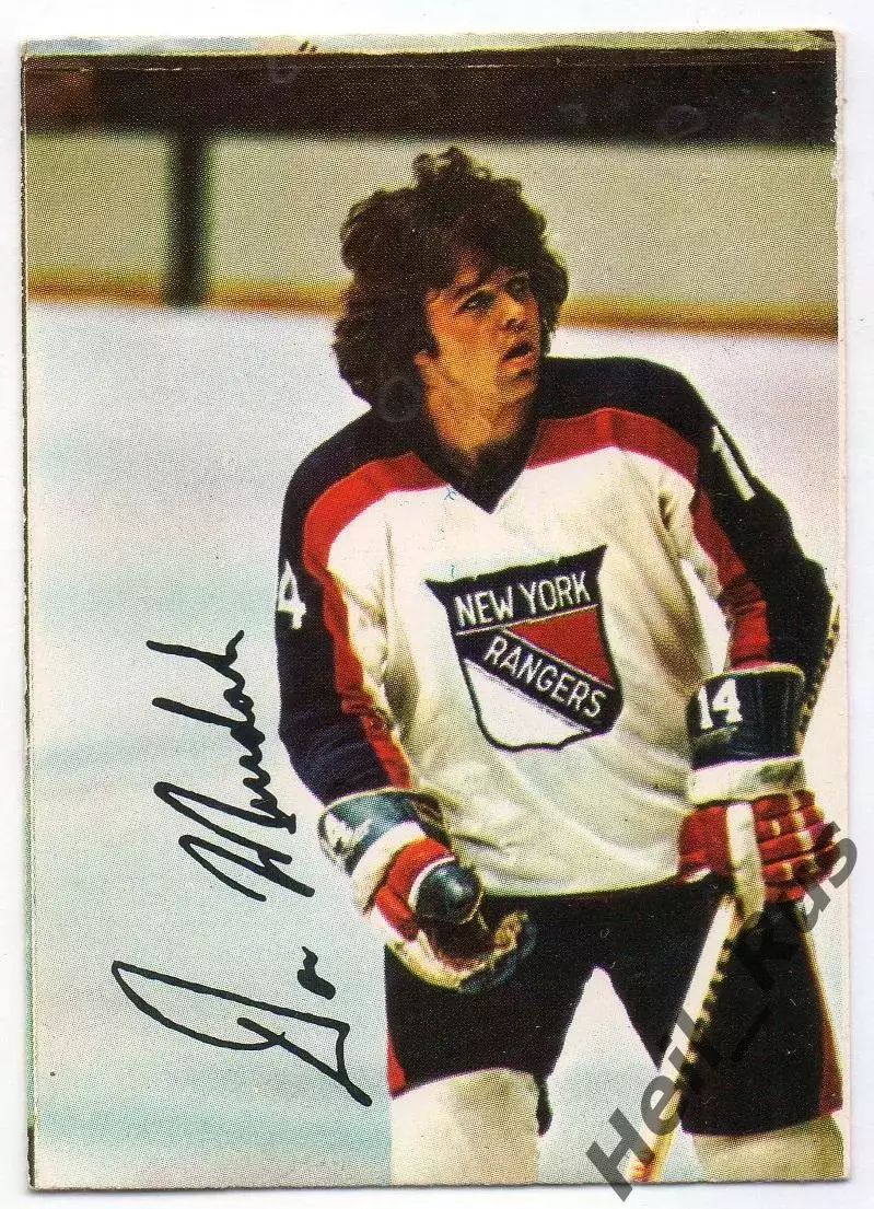 Карточка Don Murdoch/Дон Мердок (New York Rangers/Нью-Йорк Рейнджерс) НХЛ/NHL