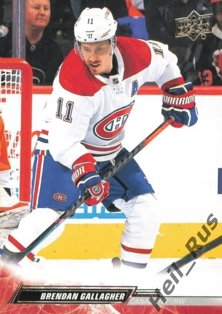 Карточка Brendan Gallagher/Брендан Галлахер Montreal Canadiens/Монреаль НХЛ NHL
