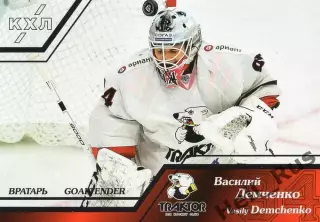 Хоккей Карточка Василий Демченко Трактор Челябинск КХЛ/KHL сезон 2015/16 SeReal
