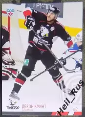 Хоккей. Карточка Дерон Куинт (Трактор Челябинск) КХЛ / KHL сезон 2014/15 SeReal
