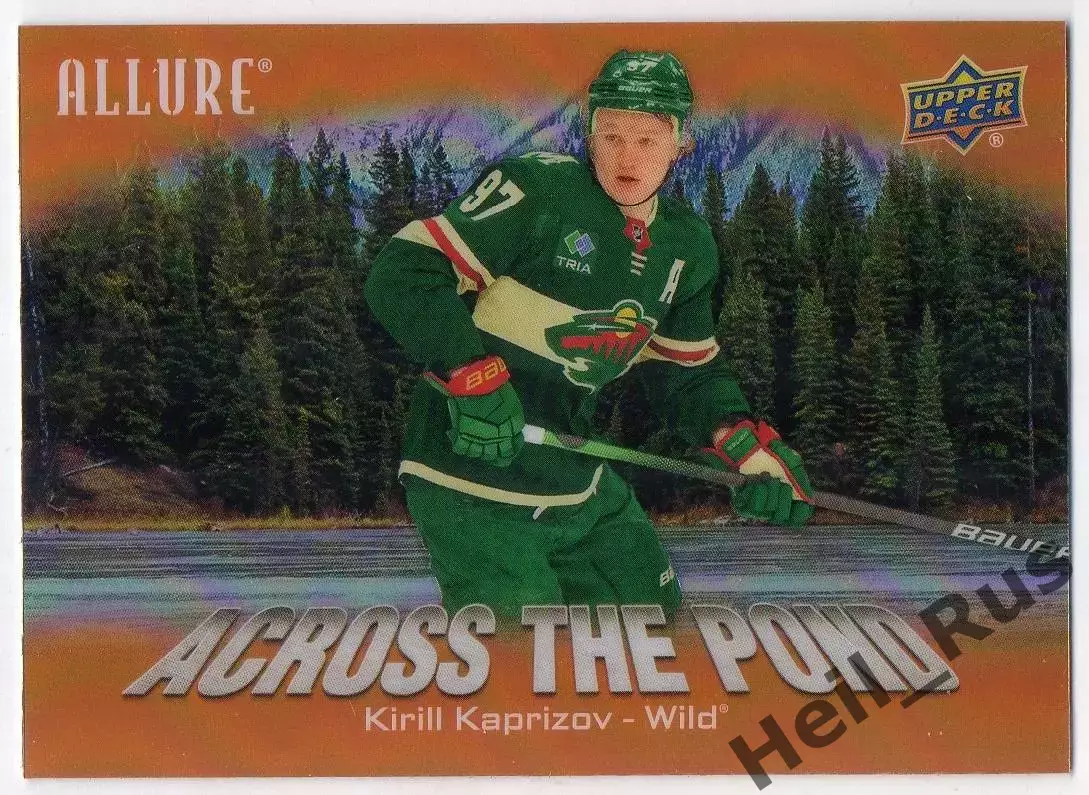 Карточка Кирилл Капризов Миннесота Уайлд, Металлург Новокузнецк/ЦСКА НХЛ/NHL/КХЛ