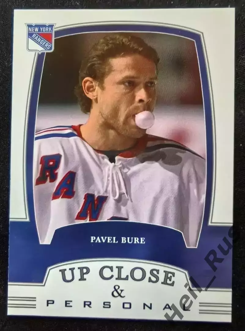 Карточка Павел Буре (New York Rangers/Нью-Йорк Рейнджерс, ЦСКА, Спартак) НХЛ/NHL