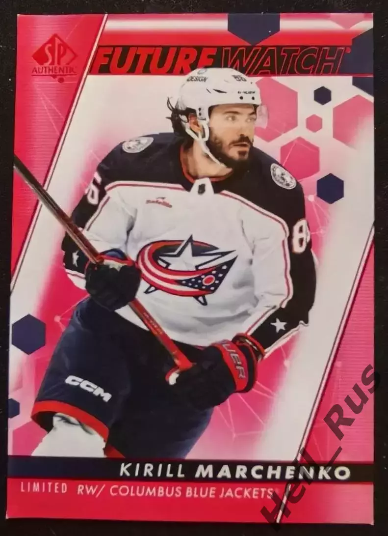 Карточка Кирилл Марченко (Columbus Blue Jackets/Коламбус, СКА, Югра) НХЛ/NHL/КХЛ