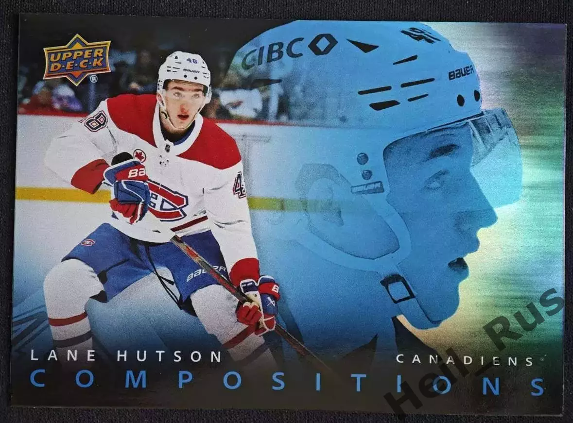 Карточка Lane Hutson/Лэйн Хатсон (Montreal Canadiens/Монреаль Канадиенс) NHL/НХЛ