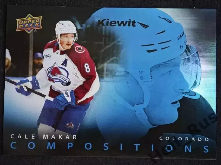 Карточка Cale Makar/Кейл Макар (Colorado Avalanche/Колорадо Эвеланш) НХЛ / NHL