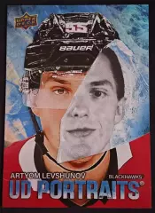 Хоккей. Карточка Артем Левшунов (Chicago Blackhawks/Чикаго Блэкхокс) НХЛ/NHL