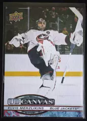 Карточка Elvis Merzlikins/Элвис Мерзликин Columbus Blue Jackets/Коламбус НХЛ/NHL