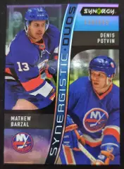 Карточка Мэтью Барзал/Дени Потвен New York Islanders/Нью-Йорк Айлендерс НХЛ/NHL