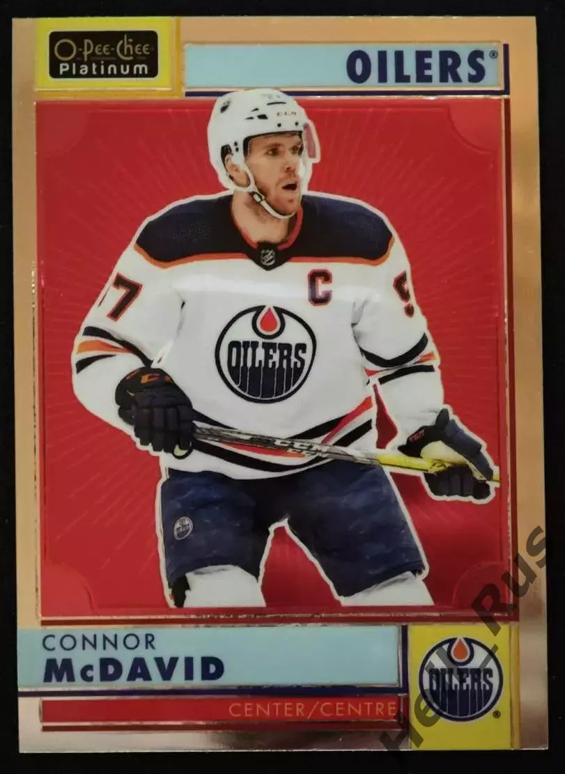 Карточка Connor McDavid/Коннор Макдэвид Edmonton Oilers/Эдмонтон Ойлерз; NHL НХЛ