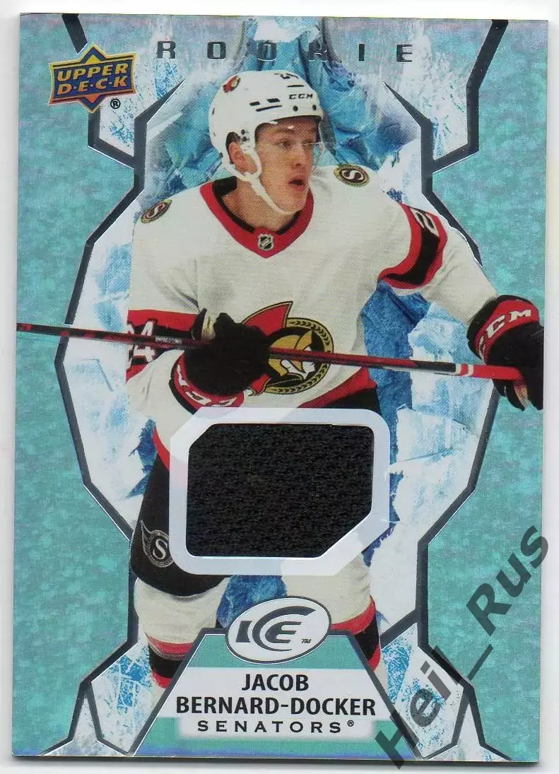 Карточка J. Bernard-Docker/Джейкоб Бернар-Докер (Ottawa Senators/Оттава) НХЛ/NHL