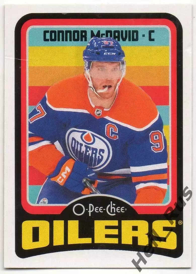 Карточка Connor McDavid/Коннор Макдэвид Edmonton Oilers/Эдмонтон Ойлерз, NHL-НХЛ
