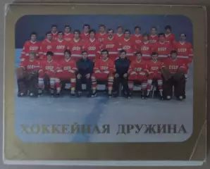 Хоккейная дружина полный комплект 24 открытки (Тихонов, Третьяк, Фетисов и др)