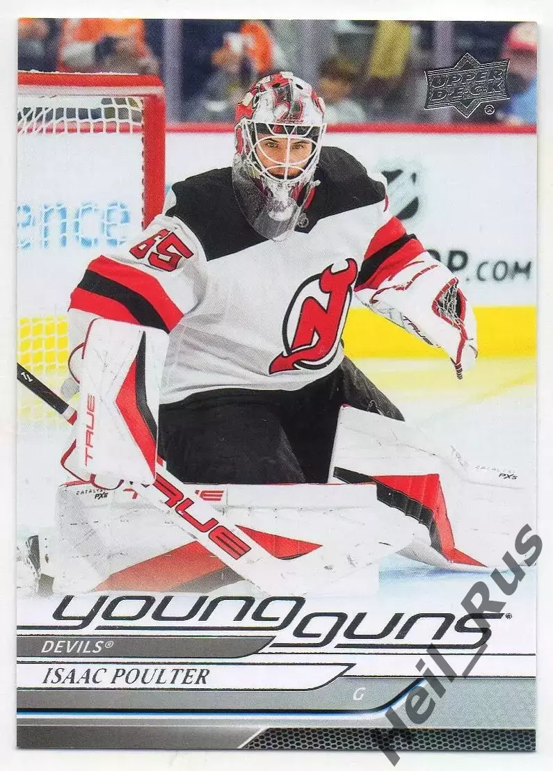 Карточка Isaac Poulter/Исаак Поултер New Jersey Devils/Нью-Джерси Девилз НХЛ/NHL