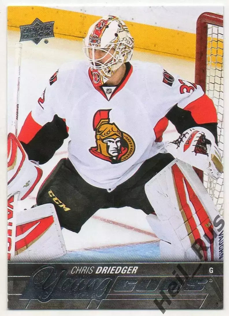 Хоккей Карточка Крис Дригер Ottawa Senators/Оттава Сенаторз, Трактор НХЛ/NHL/КХЛ