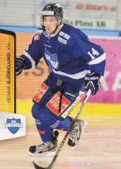 Хоккей. Карточка Henrik Bjorklund/Хенрик Бьерклунд (BIK Karlskoga/БИК Карлскуга)