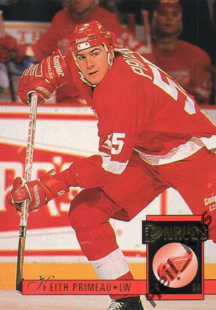 Хоккей. Карточка Keith Primeau/Кит Примо (Detroit Red Wings / Детройт) НХЛ/NHL