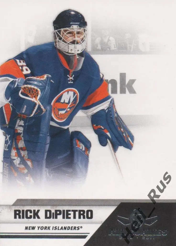 Хоккей Карточка Rick DiPietro/Рик Дипьетро New York Islanders/Айлендерс НХЛ/NHL