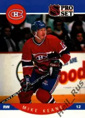 Хоккей. Карточка Mike Keane/Майк Кин Montreal Canadiens/Монреаль НХЛ/NHL 1990/91