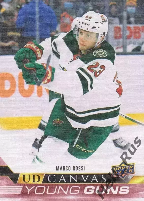 Хоккей Карточка Marco Rossi/Марко Росси (Minnesota Wild/Миннесота Уайлд) НХЛ/NHL