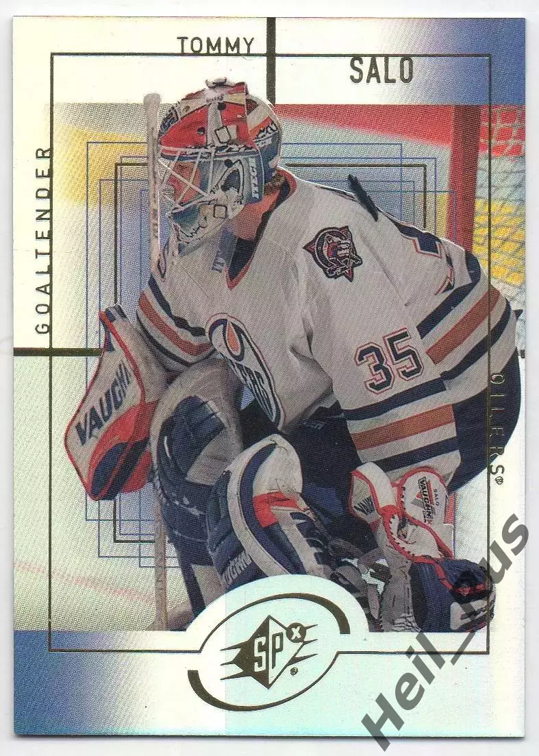 Хоккей Карточка Tommy Salo/Томми Сало (Edmonton Oilers/Эдмонтон Ойлерз) НХЛ/NHL