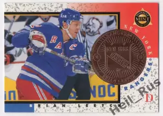 Карточка Brian Leetch/Брайан Лич (New York Rangers / Нью-Йорк Рейнджерс) NHL/НХЛ