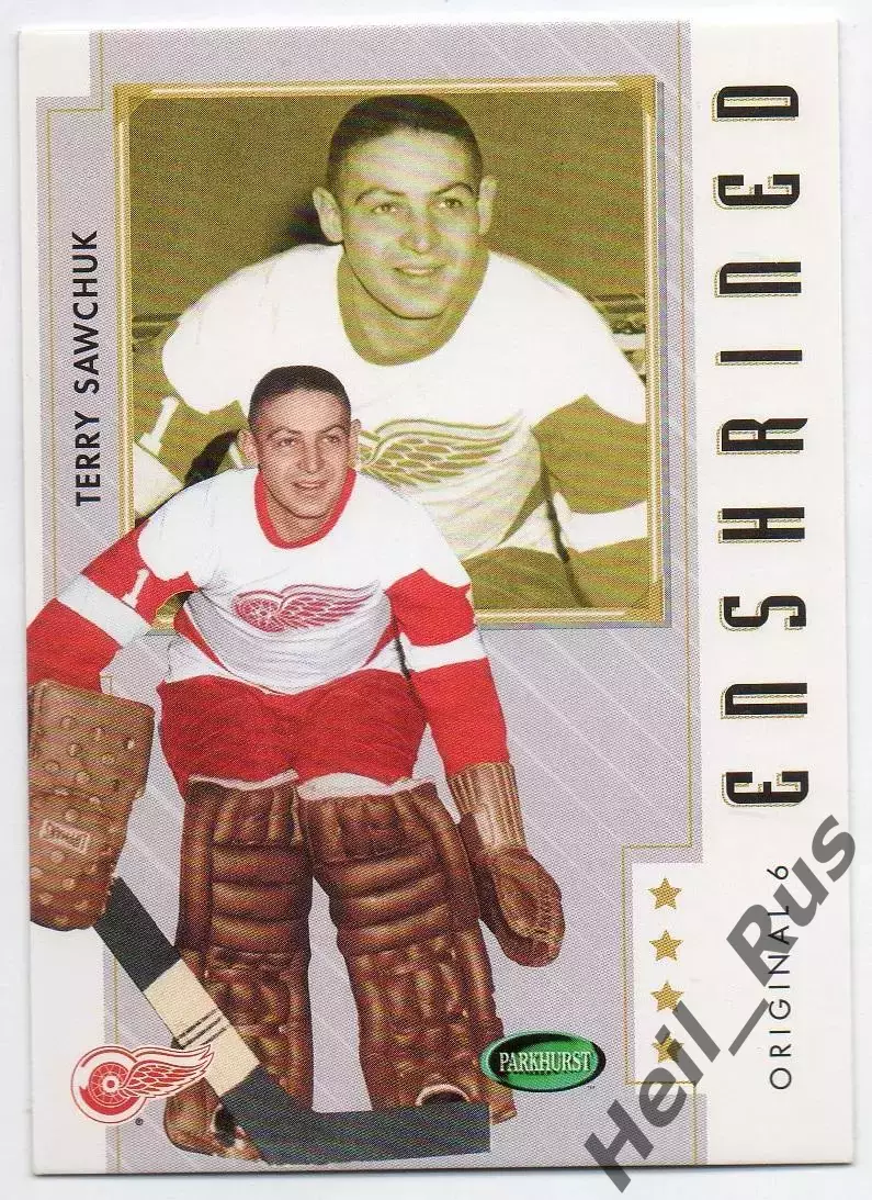 Хоккей Карточка Sawchuk/Терри Савчук Detroit Red Wings/Детройт Ред Уингз НХЛ/NHL