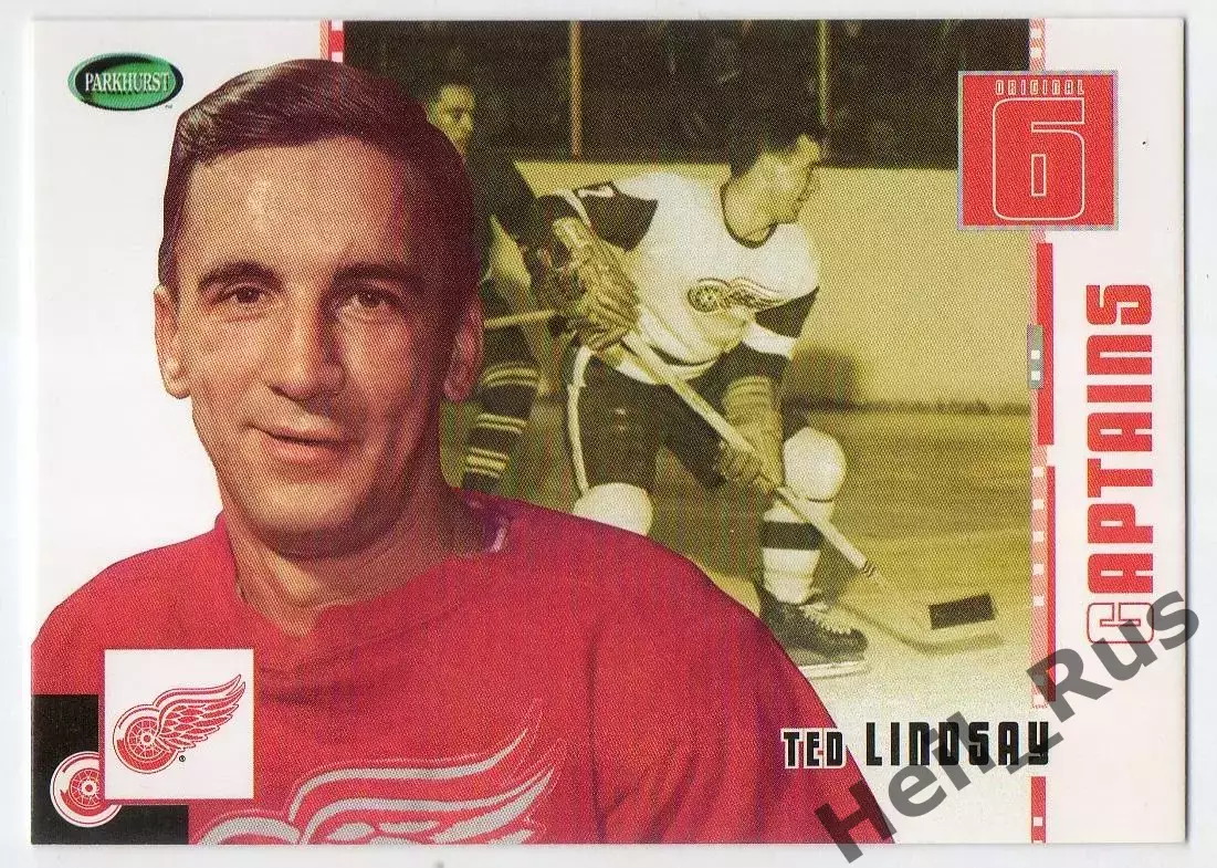 Карточка Ted Lindsay/Тед Линдсей (Detroit Red Wings/Детройт Ред Уингз) НХЛ/NHL