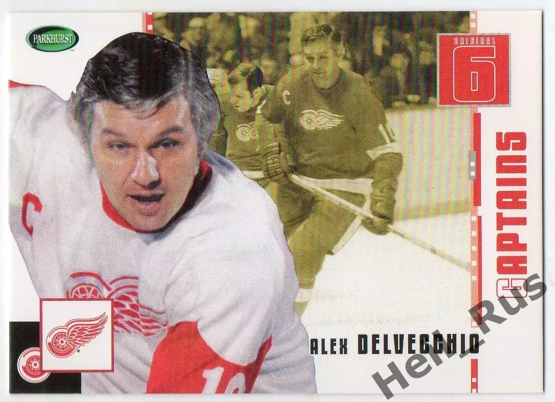 Хоккей Карточка Алекс Дельвеккио (Detroit Red Wings/Детройт Ред Уингз) НХЛ/NHL