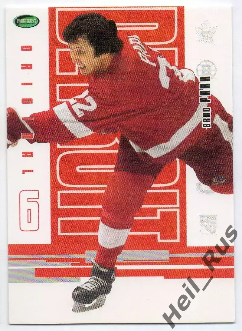 Хоккей. Карточка Brad Park/Брэд Парк Detroit Red Wings/Детройт Ред Уингз НХЛ/NHL