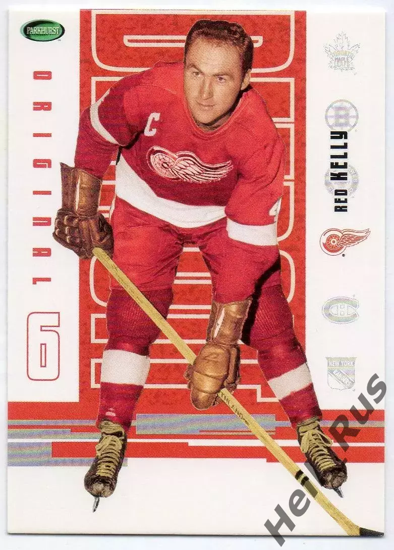 Хоккей Карточка Red Kelly/Ред Келли Detroit Red Wings/Детройт Ред Уингз НХЛ/NHL