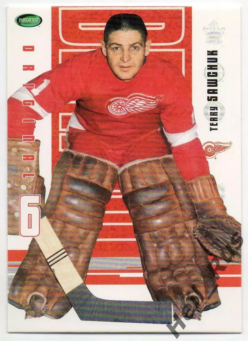 Хоккей Карточка Sawchuk/Терри Савчук Detroit Red Wings/Детройт Ред Уингз НХЛ/NHL
