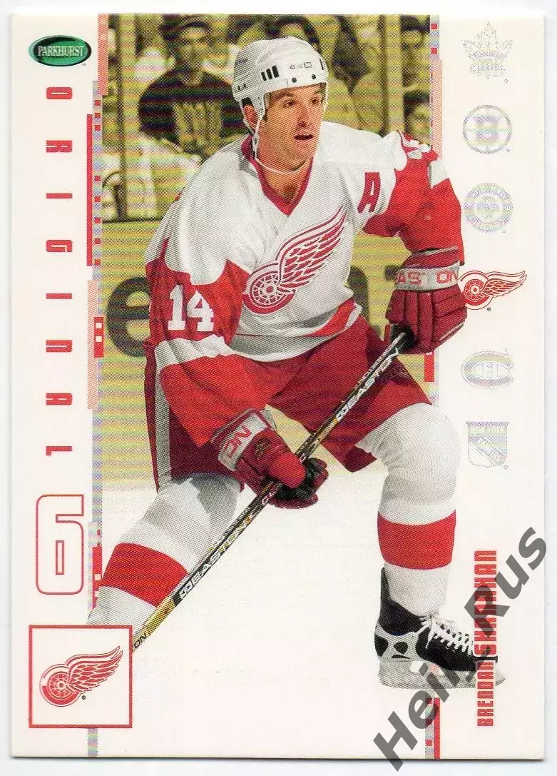 Хоккей. Карточка Брендан Шэнахэн (Detroit Red Wings/Детройт Ред Уингз) НХЛ/NHL