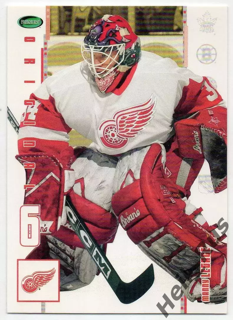Карточка Manny Legace/Мэнни Легаси (Detroit Red Wings/Детройт Ред Уингз) НХЛ/NHL